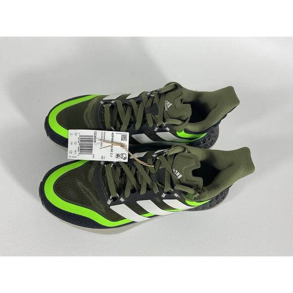 Adidas Mens 4DFWD Pulse 2 J Running Size 6 Black/ Green GZ4928 - Picture 2 of 9